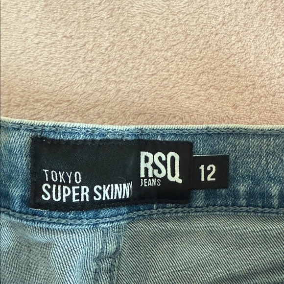 RSQ Men's Denim Skinny Jeans - Light Blue - Picture 3 of 3